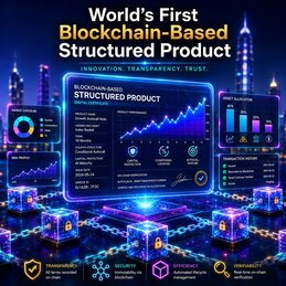 WORLD’S FIRST BLOCKCHAIN-BASED STRUCTURED PRODUCT